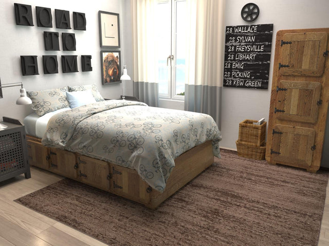 Brown 7' 10 x 7' 10 Del Mar Square Area Rug 100% Polypropylene Easy Clean Stain Resistant Vivid Modern Carpet Mat for Home Decor Interior Designing for Sale at Rug Engine