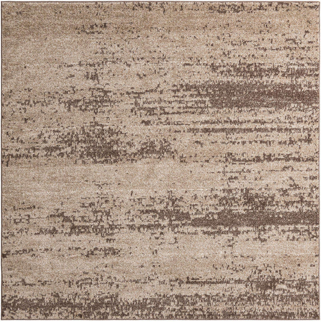 Brown 7' 10 x 7' 10 Del Mar Square Area Rug 100% Polypropylene Easy Clean Stain Resistant Vivid Modern Carpet Mat for Home Decor Interior Designing for Sale at Rug Engine