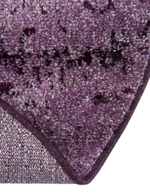 Violet 6' 1 x 6' 1 Del Mar Round Area Rug 100% Polypropylene Easy Clean Stain Resistant Vivid Modern Carpet Mat for Home Decor Interior Designing for Sale at Rug Engine
