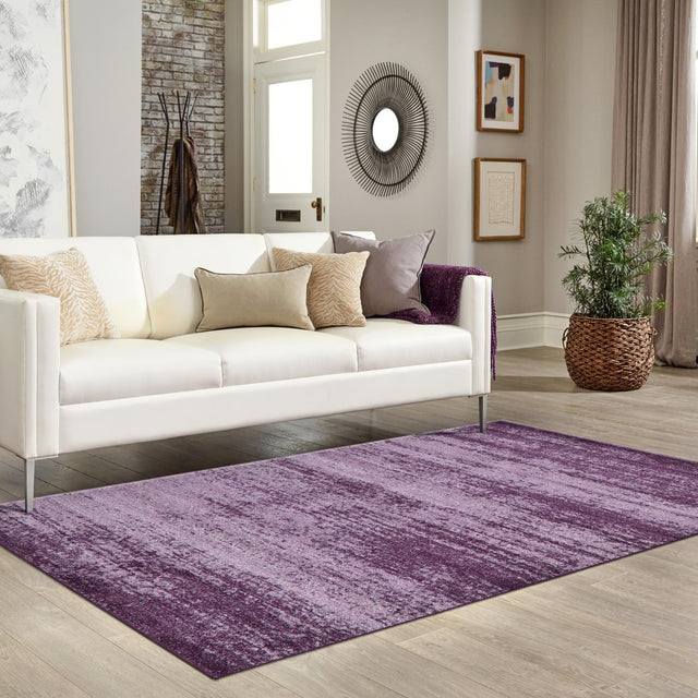 Violet 10' x 13' 1 Del Mar Rectangle Area Rug 100% Polypropylene Easy Clean Stain Resistant Vivid Modern Carpet Mat for Home Decor Interior Designing for Sale at Rug Engine
