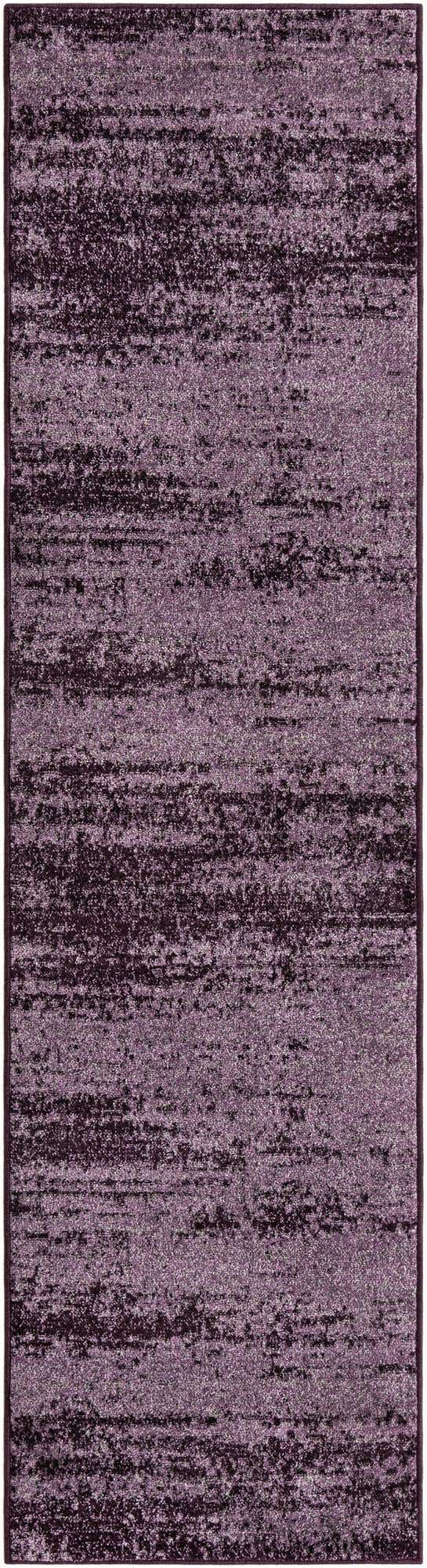 Violet 2' 7 x 10' Del Mar Runner Area Rug 100% Polypropylene Easy Clean Stain Resistant Vivid Modern Carpet Mat for Home Decor Interior Designing for Sale at Rug Engine