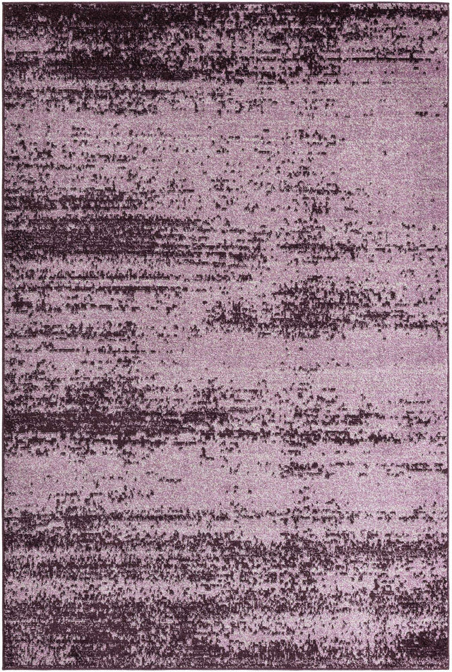 Violet 6' 1 x 9' Del Mar Rectangle Area Rug 100% Polypropylene Easy Clean Stain Resistant Vivid Modern Carpet Mat for Home Decor Interior Designing for Sale at Rug Engine