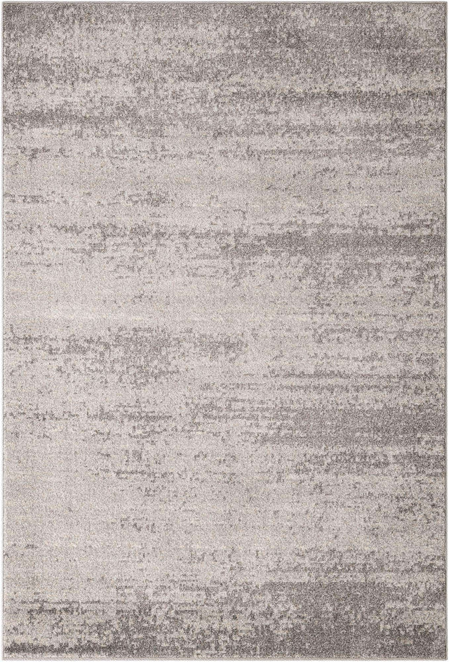 Gray 6' 1 x 9' Del Mar Rectangle Area Rug 100% Polypropylene Easy Clean Stain Resistant Vivid Modern Carpet Mat for Home Decor Interior Designing for Sale at Rug Engine