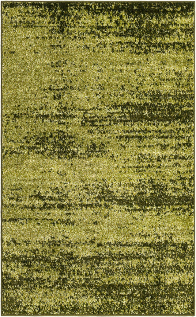 Green 3' 1 x 5' 3 Del Mar Rectangle Area Rug 100% Polypropylene Easy Clean Stain Resistant Vivid Modern Carpet Mat for Home Decor Interior Designing for Sale at Rug Engine
