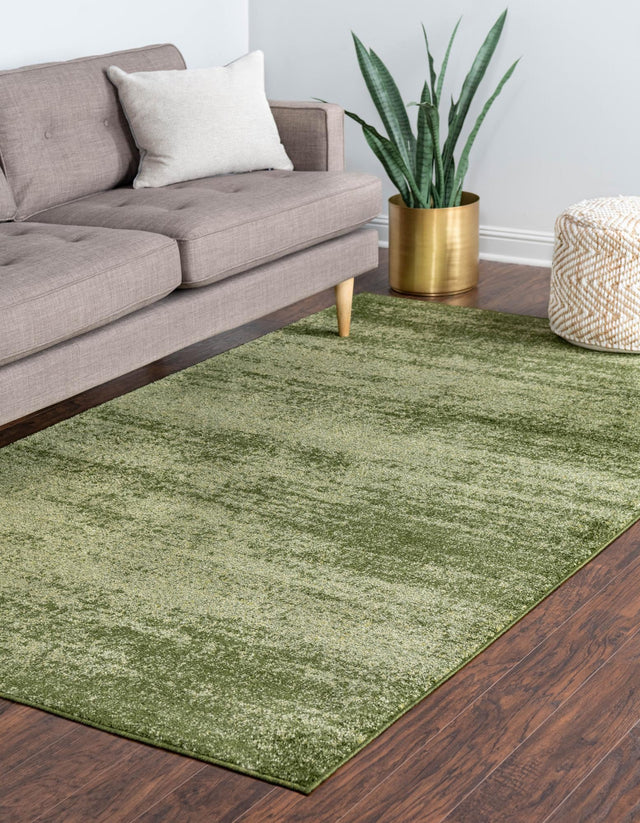 Green 7' 10 x 11' Del Mar Rectangle Area Rug 100% Polypropylene Easy Clean Stain Resistant Vivid Modern Carpet Mat for Home Decor Interior Designing for Sale at Rug Engine