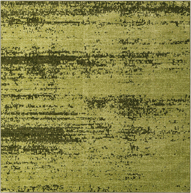Green 7' 10 x 7' 10 Del Mar Square Area Rug 100% Polypropylene Easy Clean Stain Resistant Vivid Modern Carpet Mat for Home Decor Interior Designing for Sale at Rug Engine
