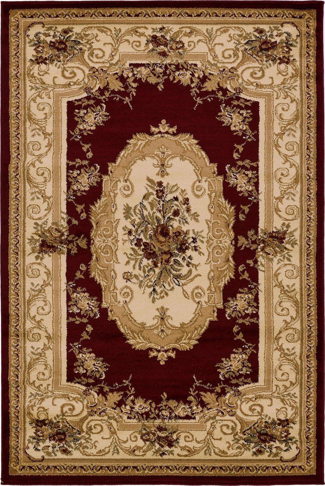 Red 4' 1 x 6' 1 Versailles Rectangle Area Rug