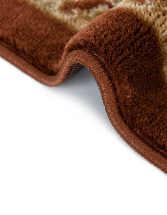 Brick Red 6' 1 x 6' 1 Versailles Square Area Rug