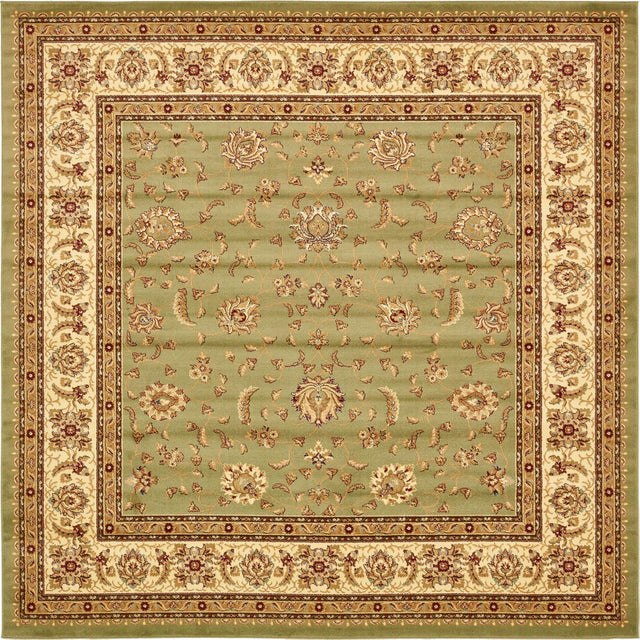 Green 10' x 10' Voyage Square Area Rug