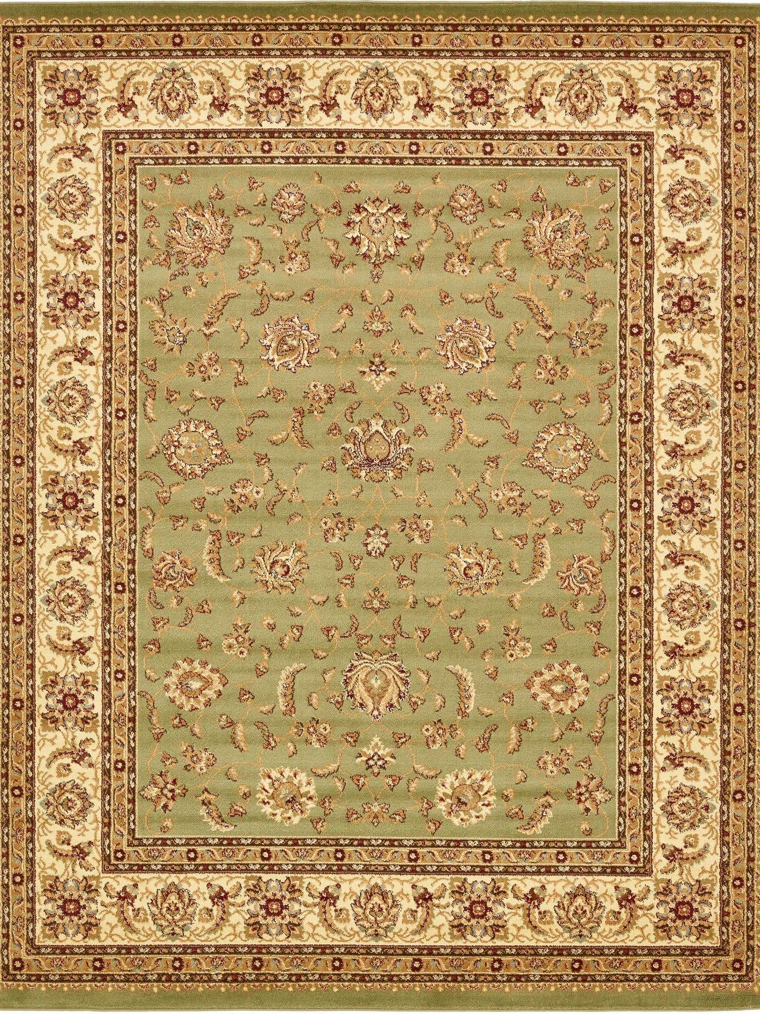Green 7' 10 x 10' Voyage Rectangle Area Rug