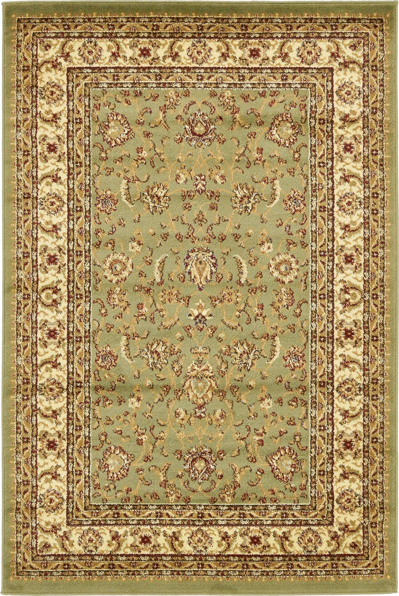 Green 4' 1 x 6' 1 Voyage Rectangle Area Rug