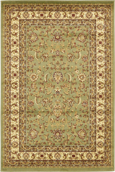 Green 4' 1 x 6' 1 Voyage Rectangle Area Rug