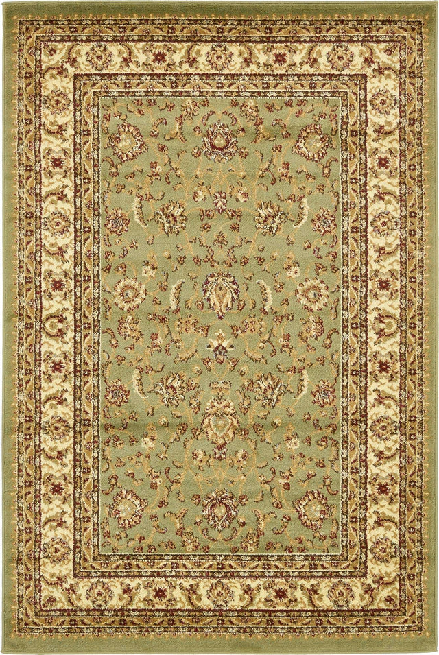 Green 4' 1 x 6' 1 Voyage Rectangle Area Rug