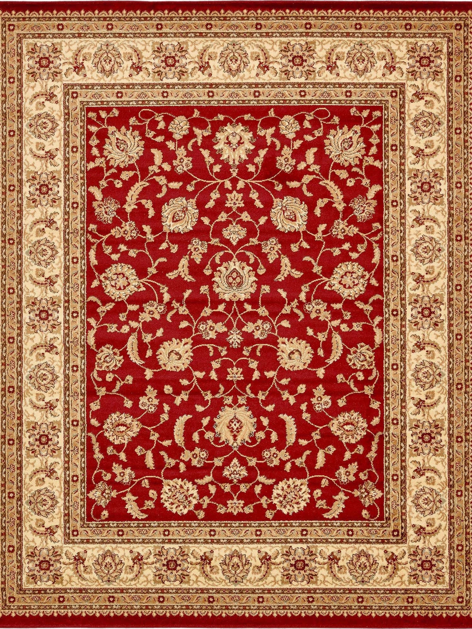 Red 7' 10 x 10' Voyage Rectangle Area Rug