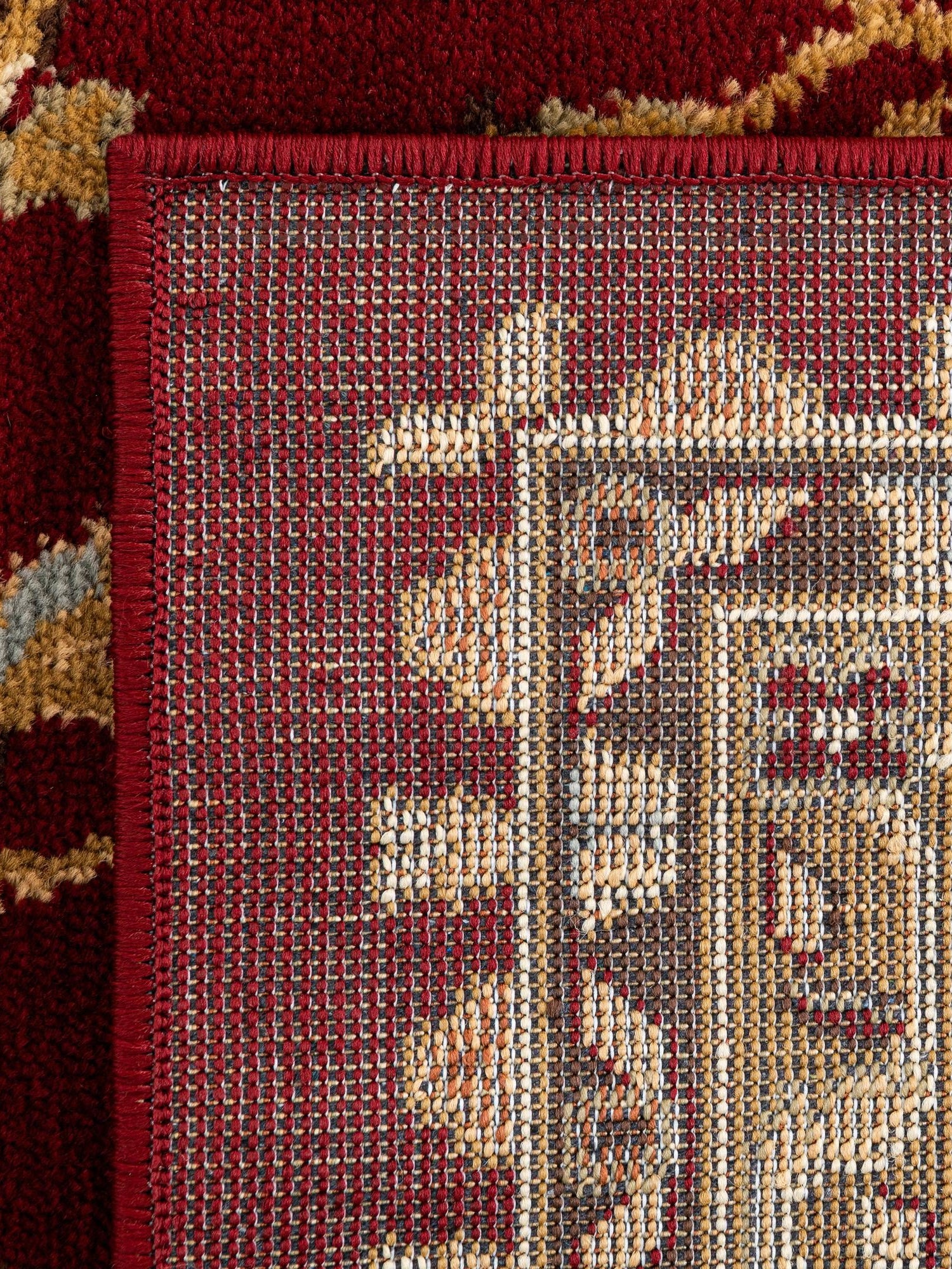 Red 5' 3 x 5' 3 Voyage Square Area Rug