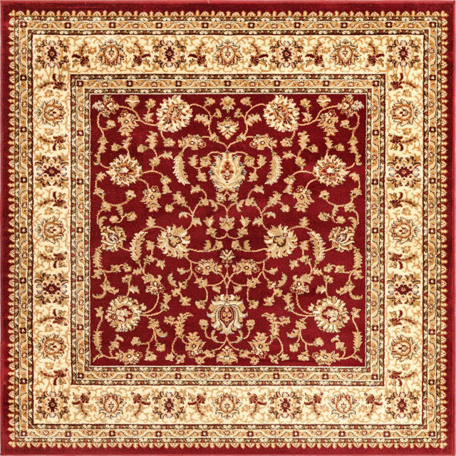Red 6' 1 x 6' 1 Voyage Square Area Rug