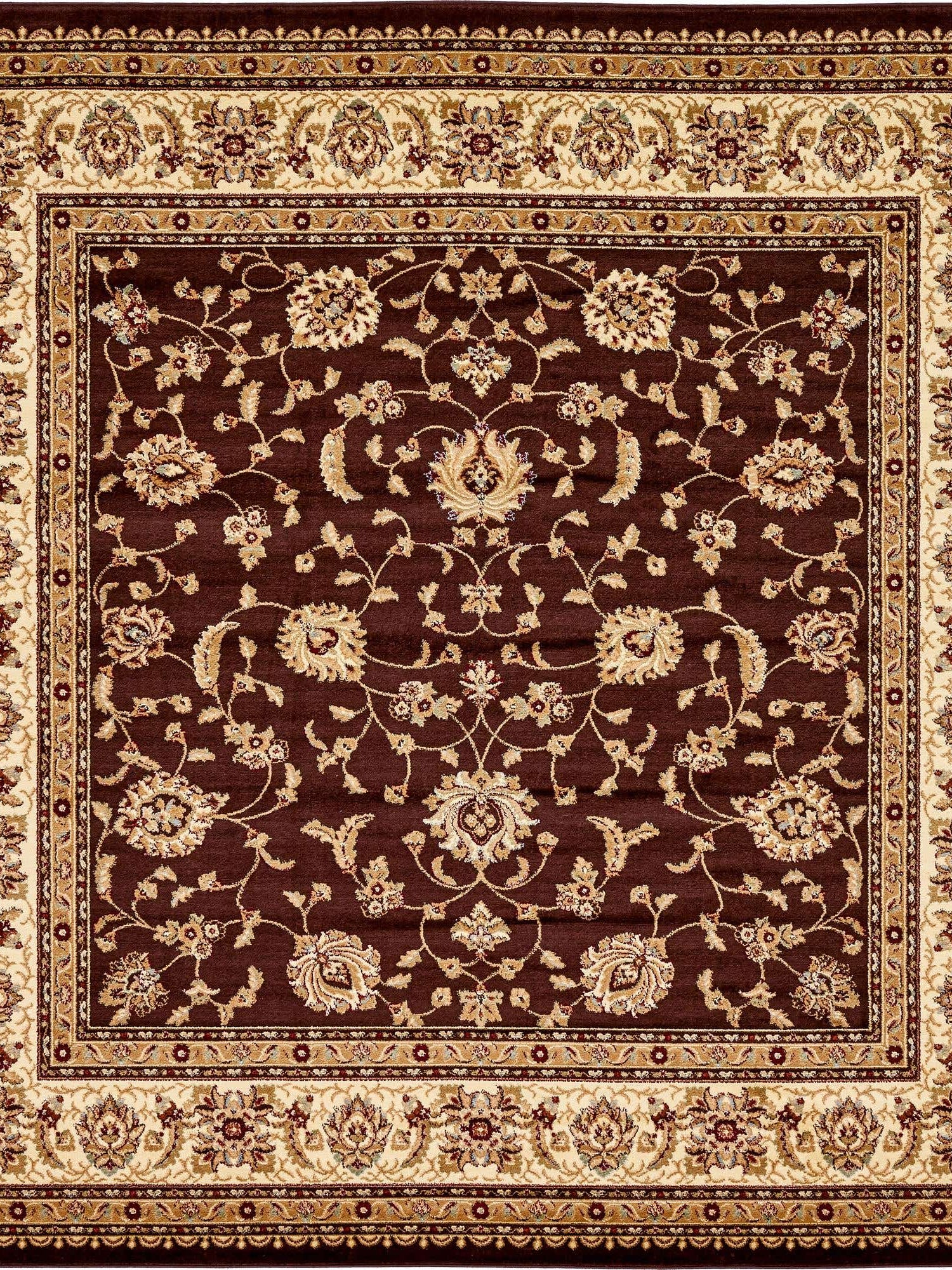 Brown 10' x 10' Voyage Square Area Rug