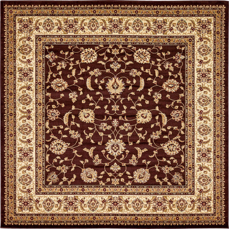 Brown 10' x 10' Voyage Square Area Rug