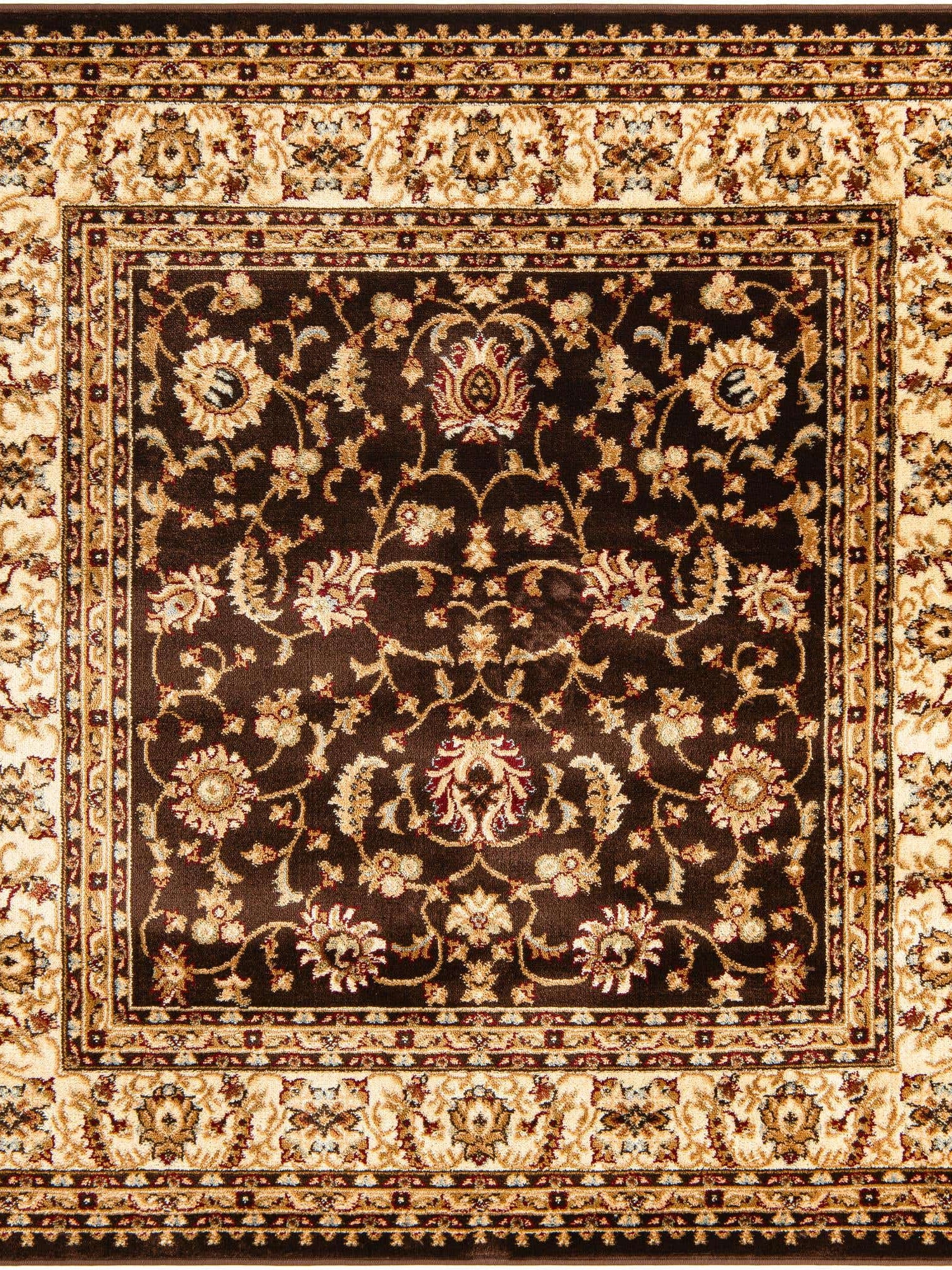 Brown 6' 1 x 6' 1 Voyage Square Area Rug