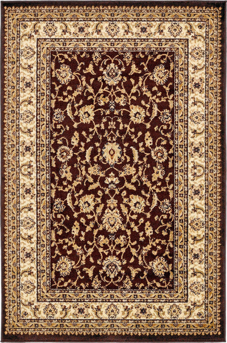 Brown 4' 1 x 6' 1 Voyage Rectangle Area Rug