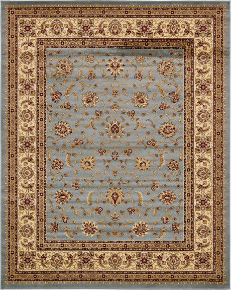 Light Blue 7' 10 x 10' Voyage Rectangle Area Rug