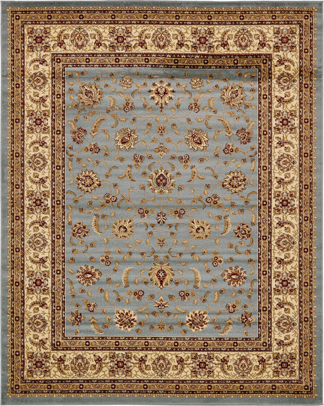 Light Blue 7' 10 x 10' Voyage Rectangle Area Rug