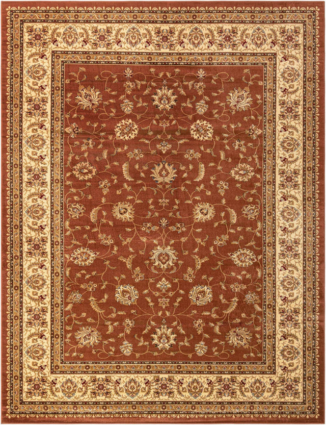 Brick Red Light Rose 10' x 13' 1 Voyage Rectangle Area Rug