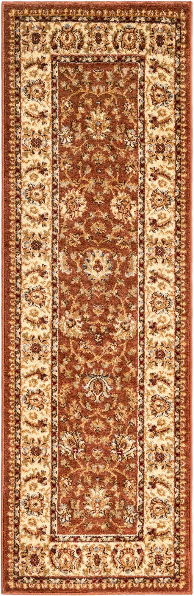 Brick Red Light Rose 2' x 6' 1 Voyage Runner Area Rug
