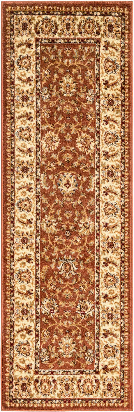 Brick Red Light Rose 2' x 6' 1 Voyage Runner Area Rug
