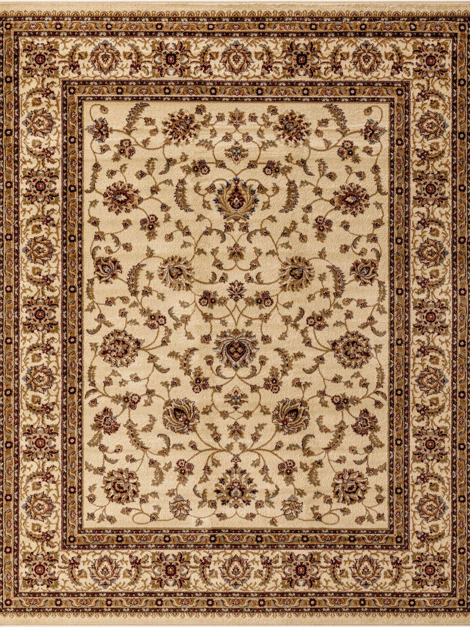 Cream 7' 10 x 10' Voyage Rectangle Area Rug
