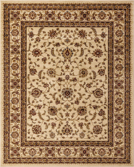 Cream 7' 10 x 10' Voyage Rectangle Area Rug