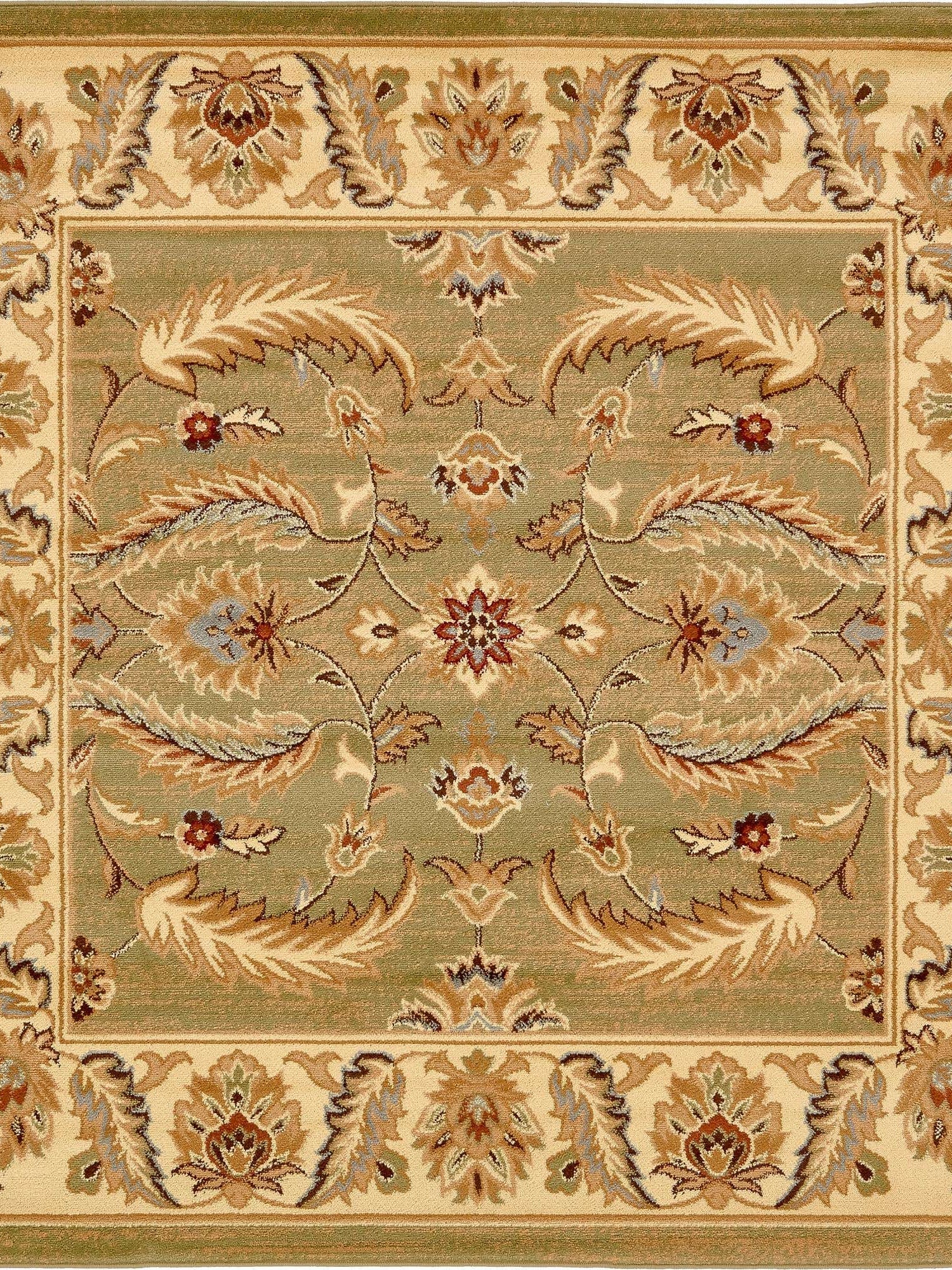 Green 6' 1 x 6' 1 Voyage Square Area Rug