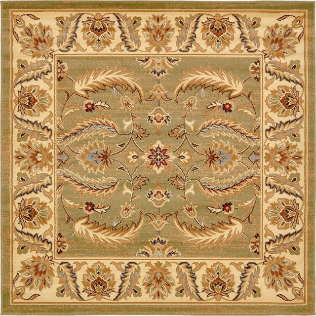 Green 6' 1 x 6' 1 Voyage Square Area Rug