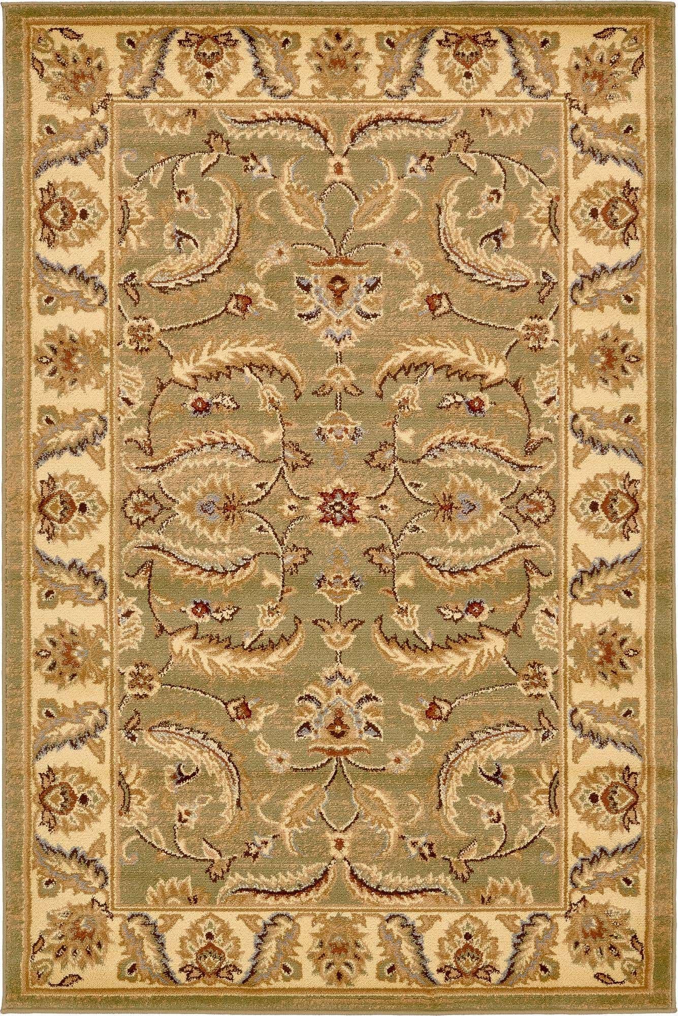Green 4' 1 x 6' 1 Voyage Rectangle Area Rug