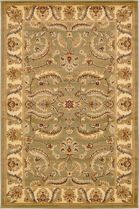 Green 4' 1 x 6' 1 Voyage Rectangle Area Rug