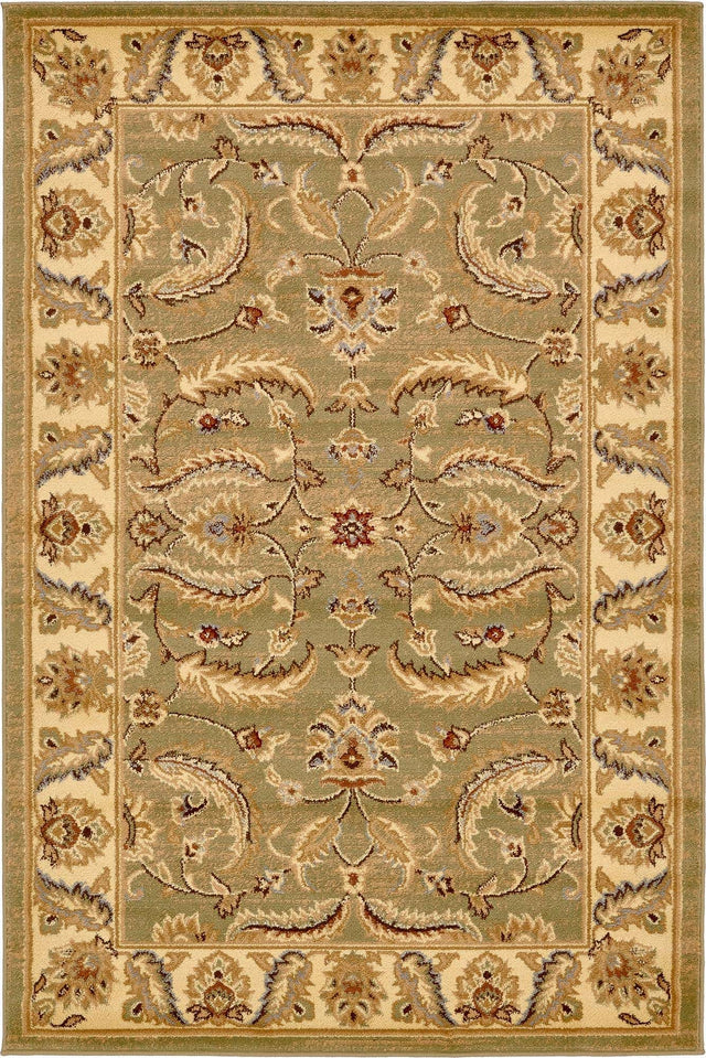 Green 4' 1 x 6' 1 Voyage Rectangle Area Rug
