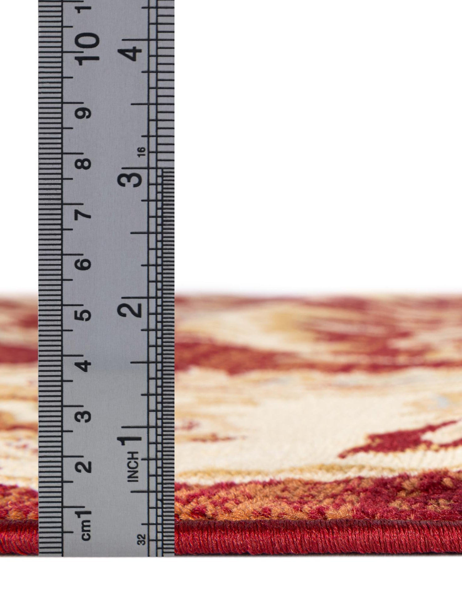 Red 4' 1 x 4' 1 Voyage Square Area Rug