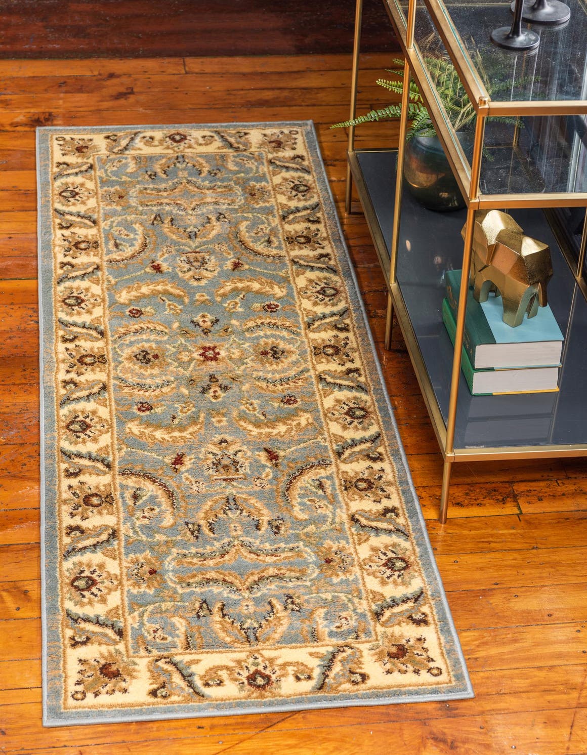 Light Blue 2' 7 x 10' Voyage Runner Area Rug