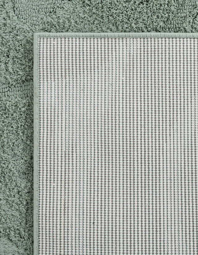 Green 2' 7 x 10' Floral Shag Runner Area Rug Thick Soft Touch Fluffy & Plush Shaggy Pile 100% Polyester With Cotton Backing Carpet for Interior Design for Sale at Rug Engine