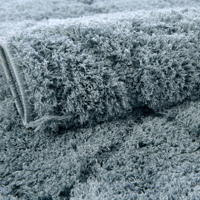 Light Blue 2' 7 x 10' Trellis Shag Runner Area Rug Thick Soft Touch Fluffy & Plush Shaggy Pile Geometric Modern Unique Carpet for Home Interior Design for Sale at Rug Engine
