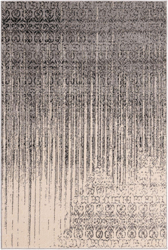Gray 4' 1 x 6' 1 Del Mar Rectangle Area Rug 100% Polypropylene Easy Clean Stain Resistant Vivid Modern Carpet Mat for Home Decor Interior Designing for Sale at Rug Engine