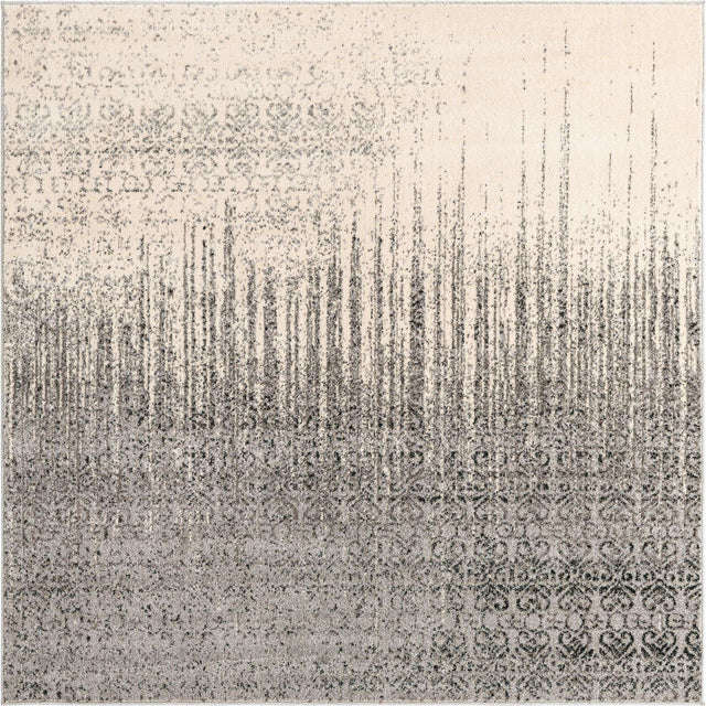 Gray 6' 1 x 6' 1 Del Mar Square Area Rug 100% Polypropylene Easy Clean Stain Resistant Vivid Modern Carpet Mat for Home Decor Interior Designing for Sale at Rug Engine