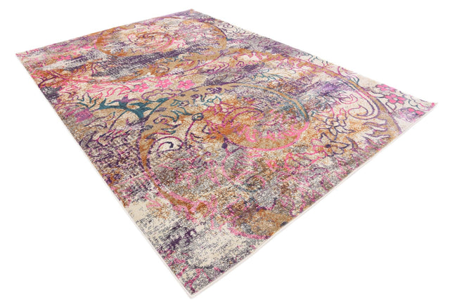 Dark Beige 7' x 10' Aurora Rectangle Area Rug 60% Polypropylene & 40% Polyester Living Dining Room Bedroom Office Modern Decor Carpet for Sale at Rug Engine