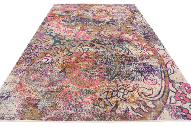 Dark Beige 7' x 10' Aurora Rectangle Area Rug 60% Polypropylene & 40% Polyester Living Dining Room Bedroom Office Modern Decor Carpet for Sale at Rug Engine