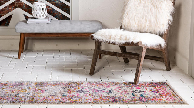 Beige 2' 7 x 10' Aurora Runner Area Rug 60% Polypropylene & 40% Polyester Living Dining Room Bedroom Office Modern Decor Carpet for Sale at Rug Engine