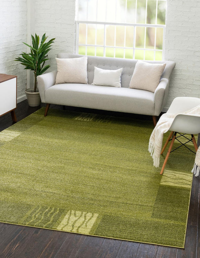 Light Green 7' 10 x 7' 10 Del Mar Square Area Rug 100% Polypropylene Easy Clean Stain Resistant Vivid Modern Carpet Mat for Home Decor Interior Designing for Sale at Rug Engine