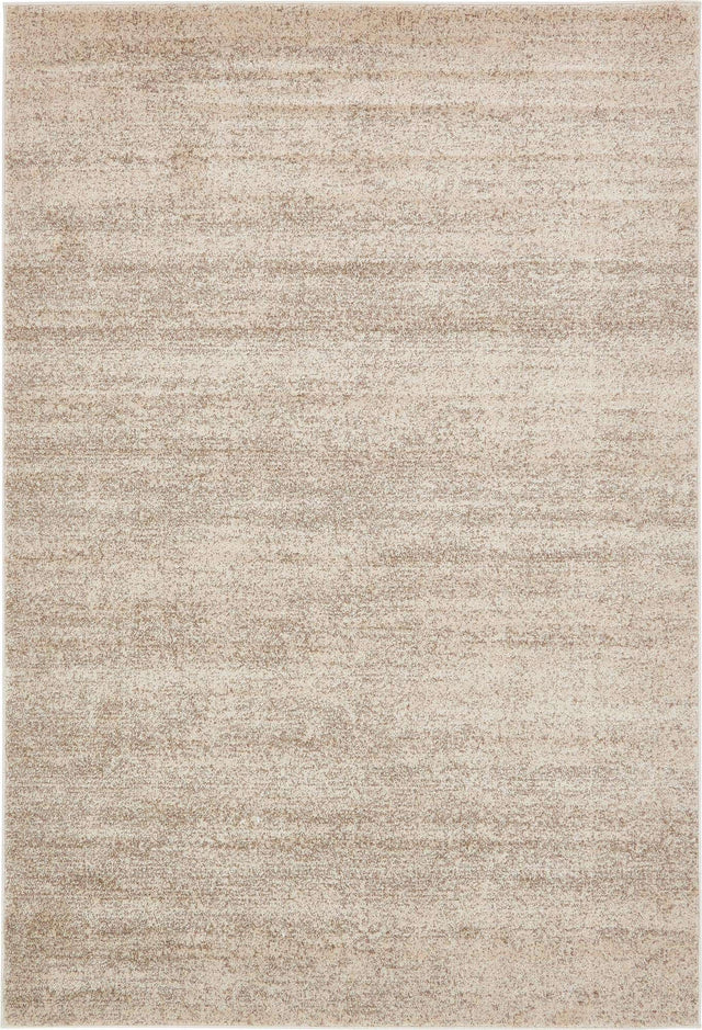 Bone Beige 6' 1 x 9' Del Mar Rectangle Area Rug 100% Polypropylene Easy Clean Stain Resistant Vivid Modern Carpet Mat for Home Decor Interior Designing for Sale at Rug Engine