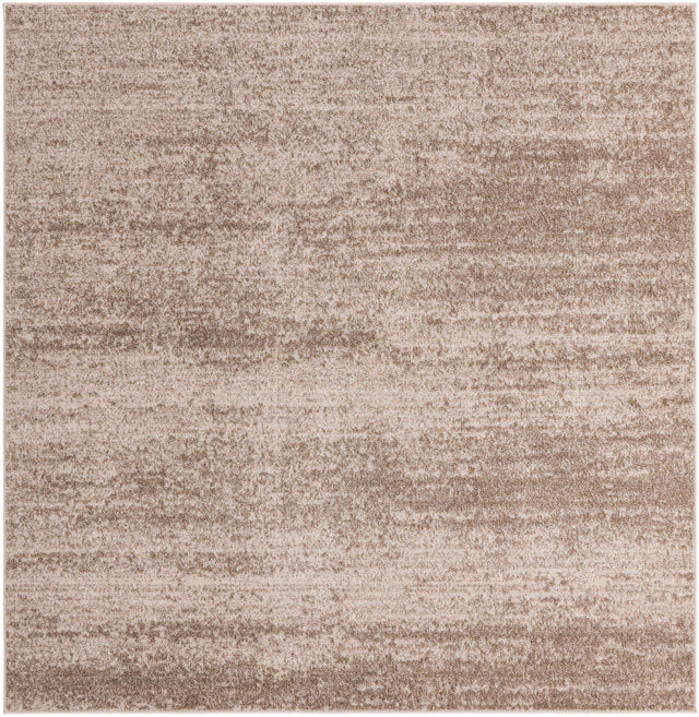 Bone Beige 7' 10 x 7' 10 Del Mar Square Area Rug 100% Polypropylene Easy Clean Stain Resistant Vivid Modern Carpet Mat for Home Decor Interior Designing for Sale at Rug Engine