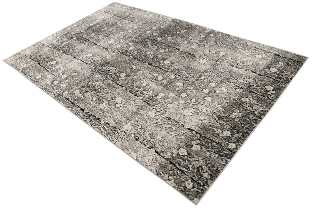 Dark Gray 5' 1 x 8' Metro Rectangle Area Rug 100% Polypropylene Abstract Modern Easy Clean Carpet for Living Room, Dining, Bedrooms for Sale at Rug Engine