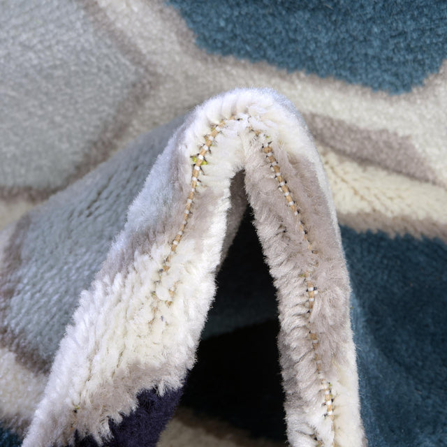 Cream 9' x 12' 2 Metro Rectangle Area Rug 100% Polypropylene Abstract Modern Easy Clean Carpet for Living Room, Dining, Bedrooms for Sale at Rug Engine